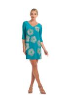 Trina Turk Trina Turk Glitterati 2 Dress - Turquoise - Size 2