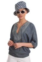 Trina Turk Trina Turk San Francisco Top - Blue - Size L