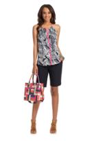 Trina Turk Trina Turk Daniella Woven Top - Indigo - Size Xl