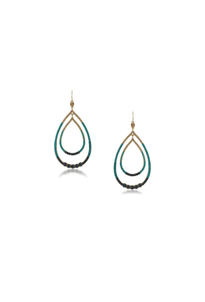 Trina Turk Trina Turk Aqua Goddess Earring - Multicolor - Size Fit Guide