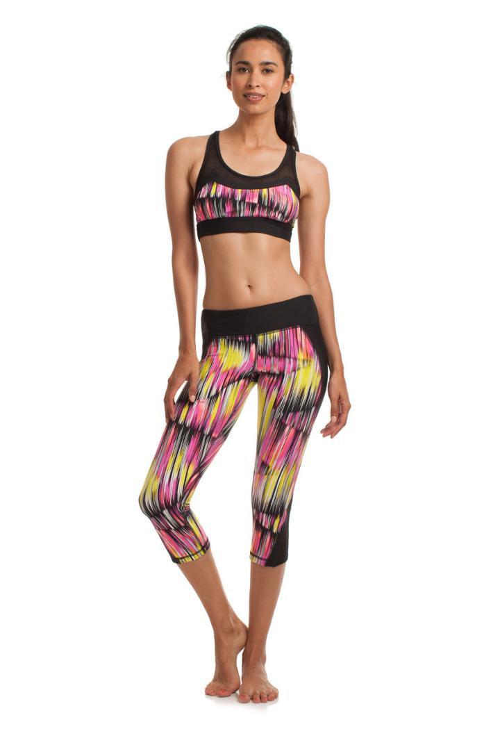 Trina Turk Trina Turk Digikat Mid Length Legging - Sunset - Size L