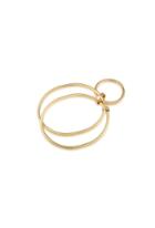 Trina Turk Trina Turk Double Ring Bangle - Gold - Size O/s