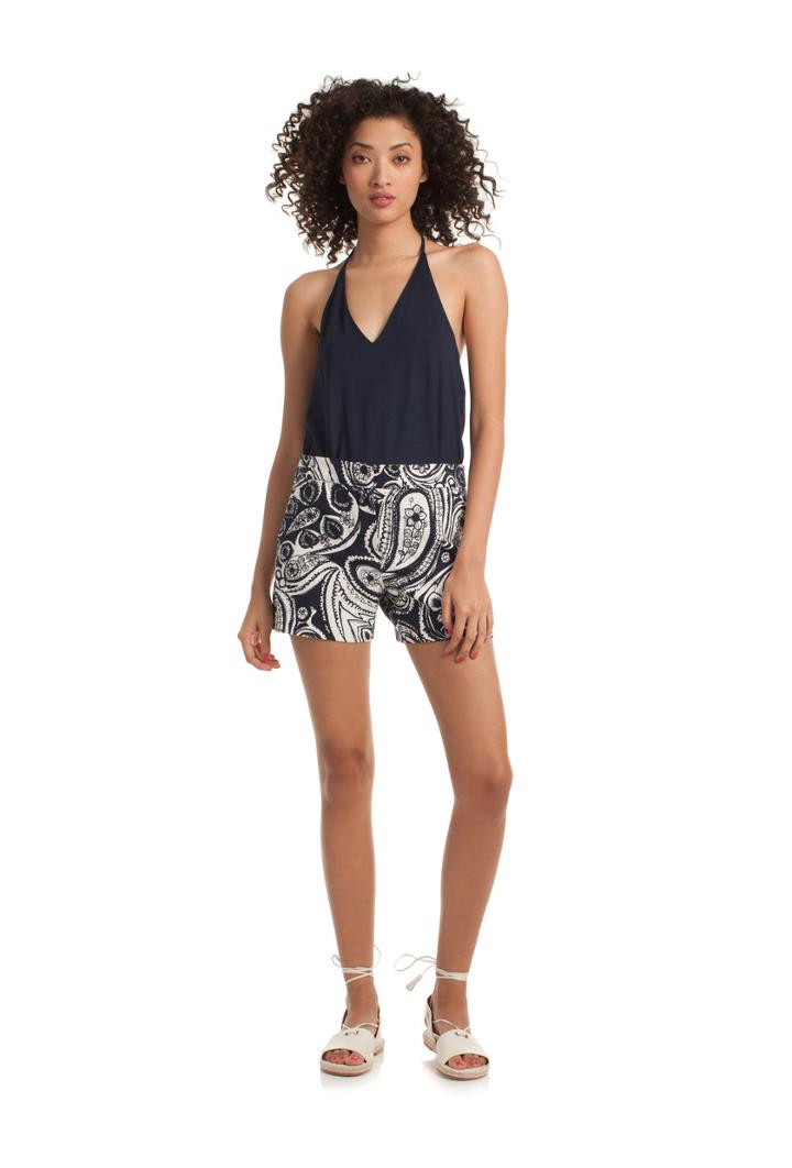 Trina Turk Trina Turk Columbus Ave Short - Indigo/white - Size 0