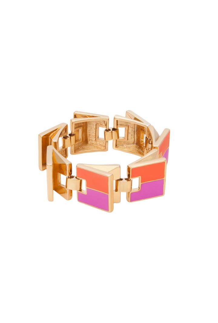 Trina Turk Trina Turk Color Blocked Flex Bracelet - Pepper - Size O/s
