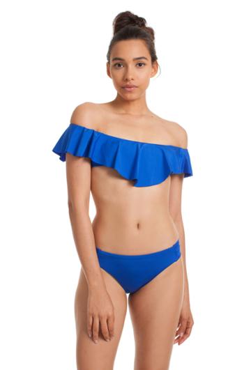 Trina Turk Trina Turk Indo Solids Off The Shoulder Bandeau - Spr,fus - Size 10