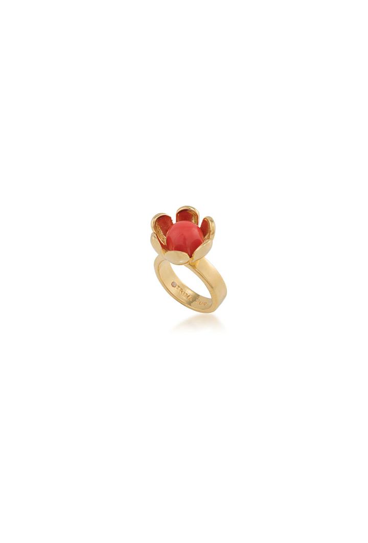 Trina Turk Trina Turk Wildflower Flower Ring - Gdc - Size Fit Guide