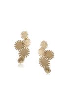 Trina Turk Trina Turk Indian Canyon Flower Burst Earrings - Gold - Size O/s