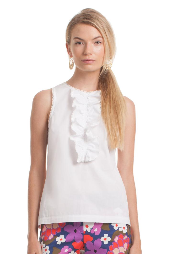Trina Turk Trina Turk Evergreen Top - White - Size L