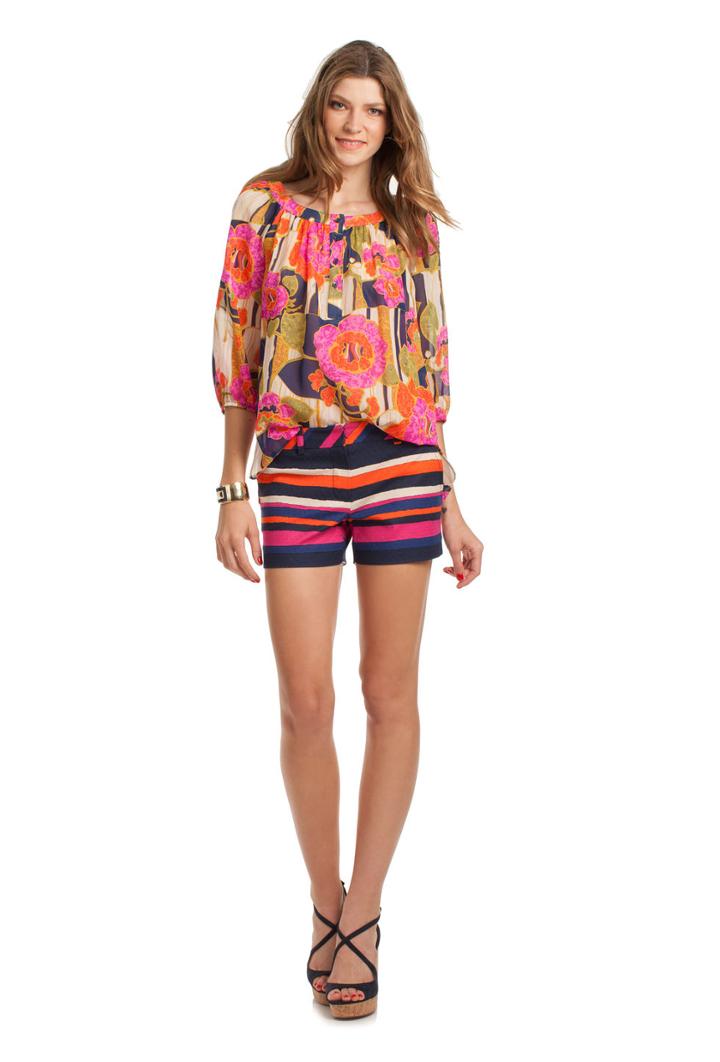 Trina Turk Trina Turk Lysandra Woven Top - Multi - Size L