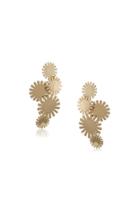 Trina Turk Trina Turk Indian Canyon Flower Burst Earrings - Gold - Size Fit Guide