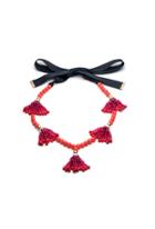 Trina Turk Trina Turk Beads In Bloom Tassel Necklace - Pink - Size O/s