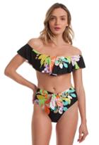 Trina Turk Trina Turk Bouquet Floral Off The Shoulder Bandeau - Multicolor -