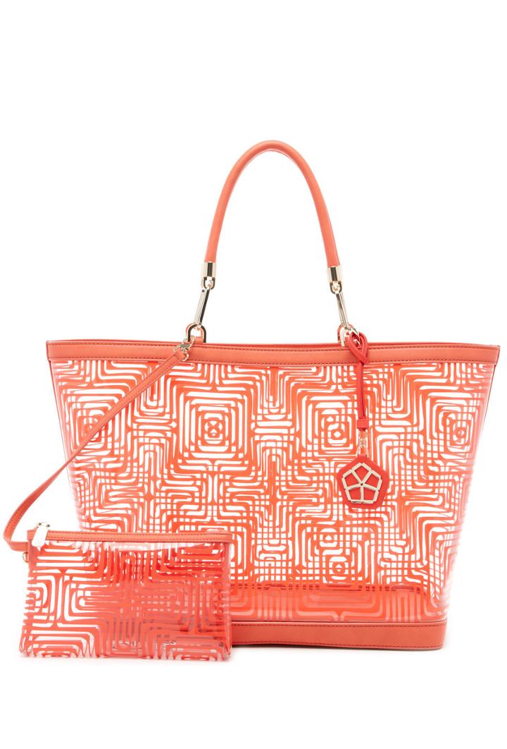 Trina Turk Trina Turk Marina Tote - Coral - Size O/s