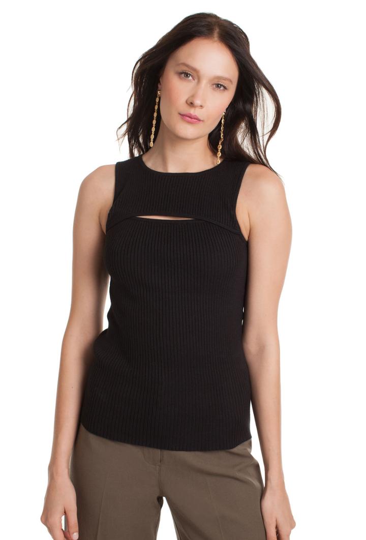 Trina Turk Trina Turk Thyme Sweater Top - Black - Size L