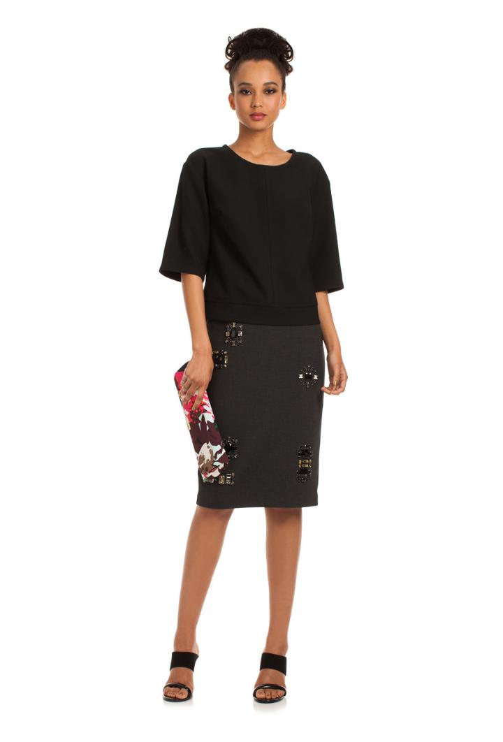 Trina Turk Trina Turk Marbin Woven Top - Black - Size L