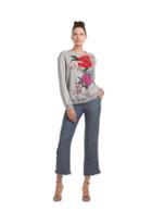 Trina Turk Trina Turk Twine Sweatshirt - Heather Grey - Size L