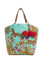 Trina Turk Trina Turk Papillion Palm Sunkissed Tote - Multicolor - Size Fit Guide