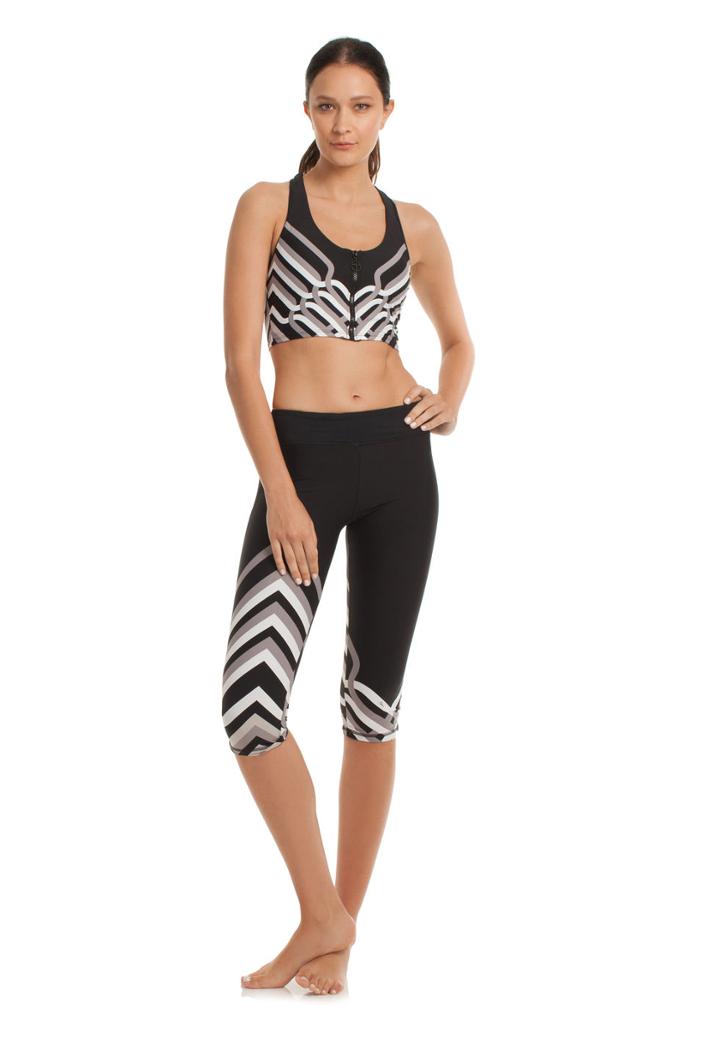 Trina Turk Trina Turk Lattice Wrap Mid Length Legging - Black - Size L