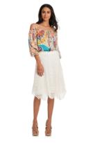 Trina Turk Trina Turk Aiden Skirt - Whitewash - Size 0