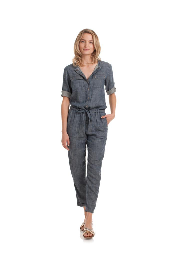Trina Turk Trina Turk Clovis Jumpsuit - Blue - Size 0