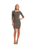 Trina Turk Trina Turk Bookish Sweater Dress - Black/white - Size L