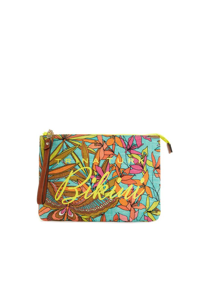 Trina Turk Trina Turk Papillion Palm Bikini Bag - Multicolor - Size Fit Guide