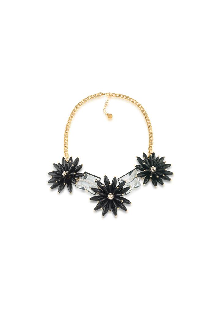 Trina Turk Trina Turk Autumn Blossom Necklace - Black - Size O/s