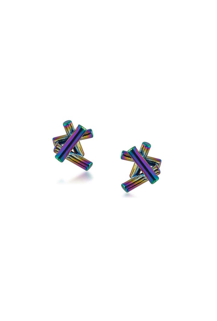 Trina Turk Trina Turk Puili Stick Button Earring - Multicolor - Size O/s