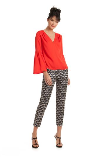 Trina Turk Trina Turk Iolana Top - Orange - Size M