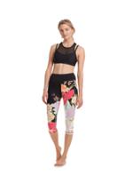 Trina Turk Trina Turk Royal Garden High Waisted Capri - Multicolor - Size L