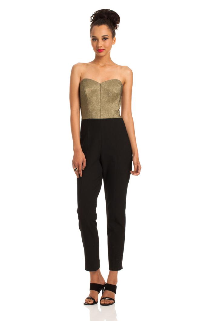 Trina Turk Trina Turk Vendetta Jumpsuit - Black/gold - Size 0