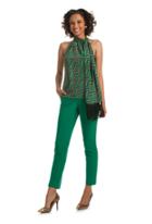 Trina Turk Trina Turk Illusion Top - Green - Size L