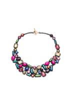 Trina Turk Trina Turk Confetti Stone Statement Necklace - Multicolor - Size Fit