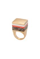 Trina Turk Trina Turk Statement Resin Ring - Multi - Size O/s