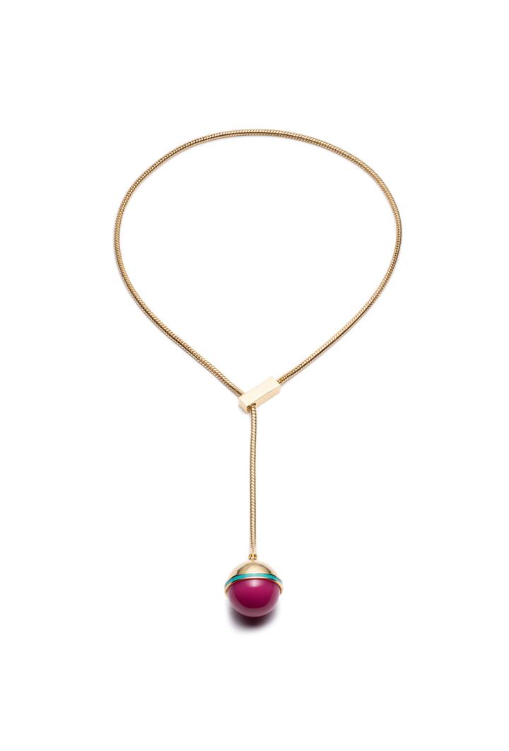 Trina Turk Trina Turk Destination Groove Lariat Necklace - Pink - Size O/s