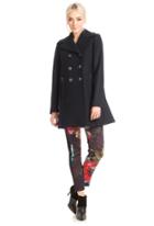 Trina Turk Trina Turk Bethany Db Aline Trench - Navy - Size 0
