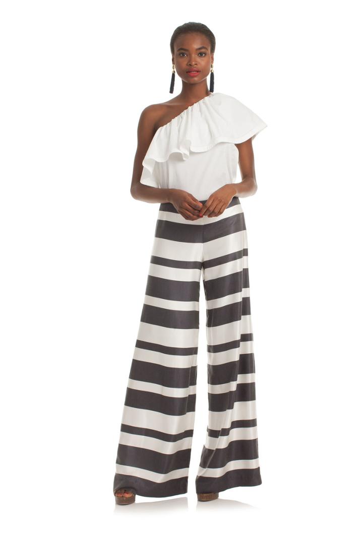 Trina Turk Trina Turk Netti Pant - Indigo/white - Size 0