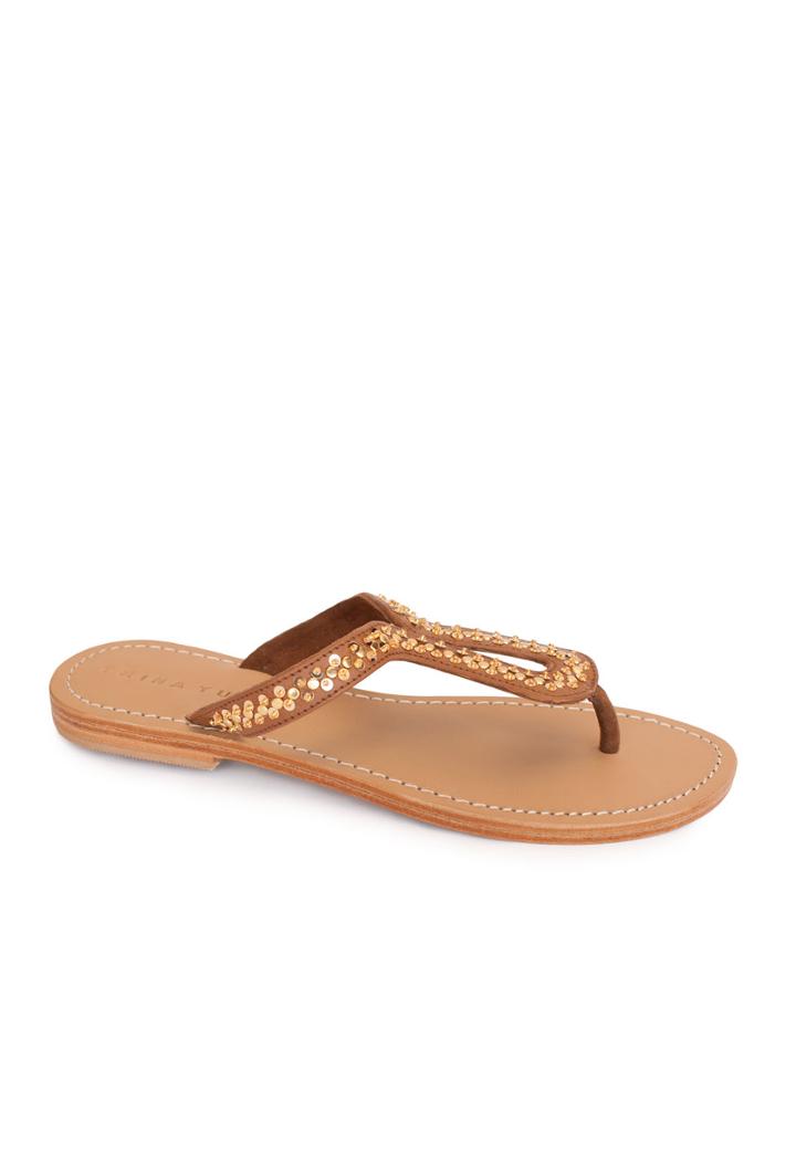 Trina Turk Trina Turk Kapono Sandal - Brown - Size 10