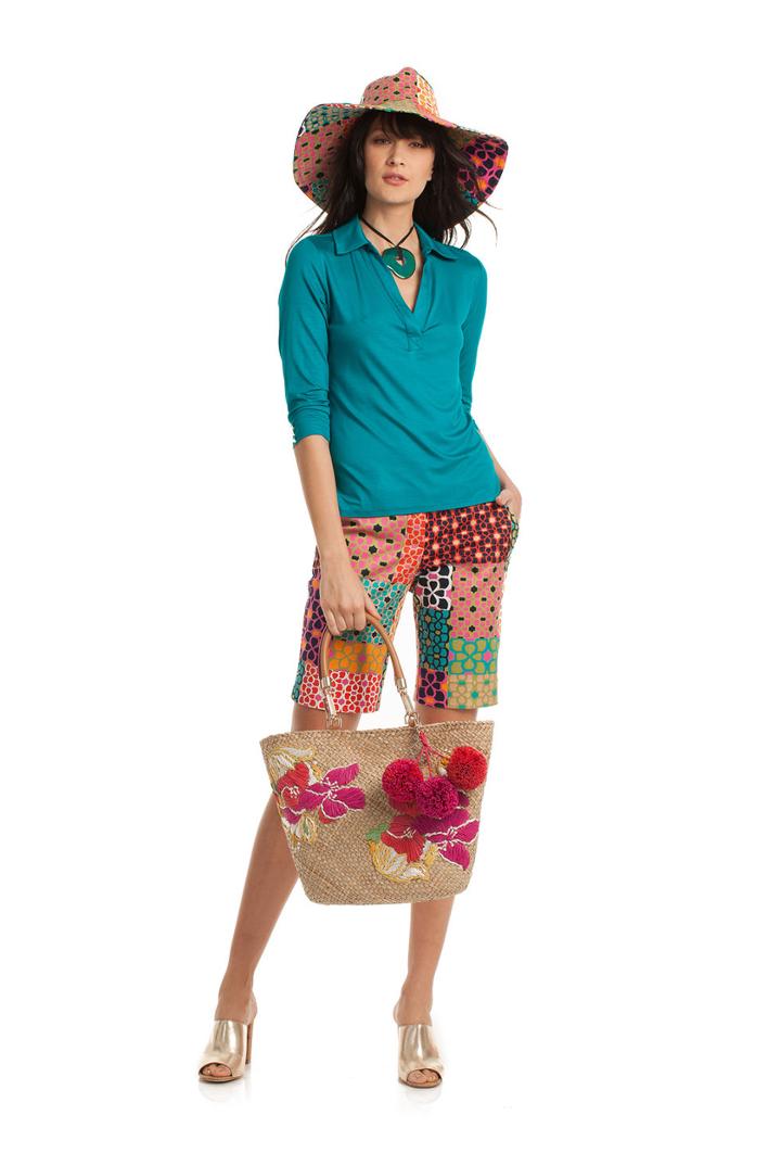 Trina Turk Trina Turk Nishi Top - Turquoise - Size M