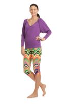 Trina Turk Trina Turk Draped Jersey Ls Dolman - Greypearl - Size L