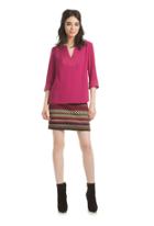 Trina Turk Trina Turk Upbeat Top - Purple - Size L