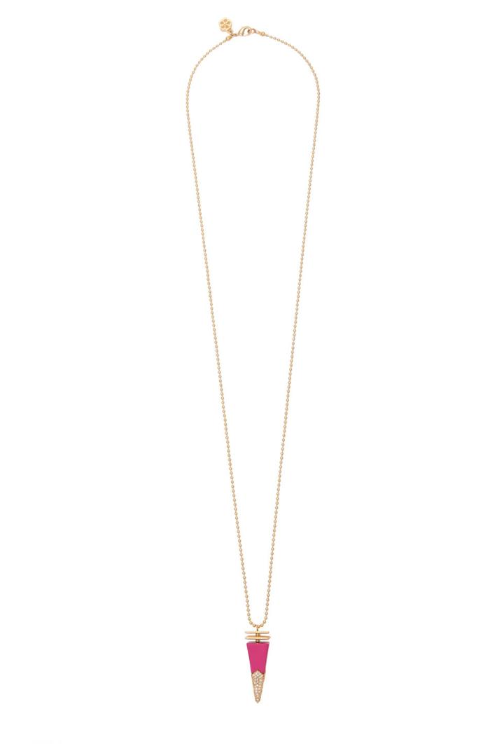 Trina Turk Trina Turk Stacked Cone Pendant - Fuchsia - Size O/s