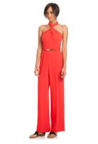 Trina Turk Trina Turk Lady Marmalade Jumpsuit - Poppy - Size 0