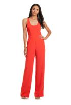 Trina Turk Trina Turk Golda Jumpsuit - Tomato - Size 0