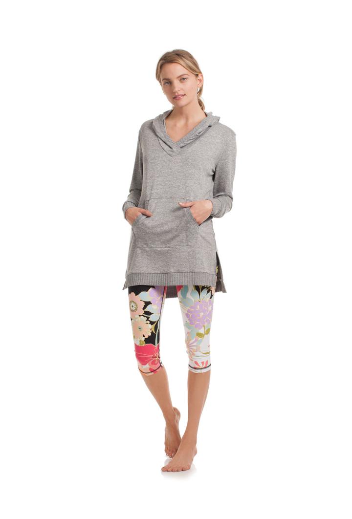 Trina Turk Trina Turk French Terry Hoodie Tunic - Crt - Size L