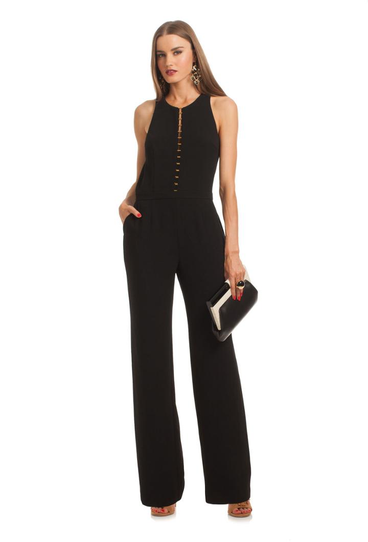 Trina Turk Trina Turk Amelie Jumpsuit - Black - Size 14