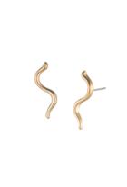 Trina Turk Trina Turk Gold Rush Wavy Ear Climber - Gold - Size O/s