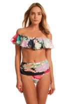 Trina Turk Trina Turk Royal Botanical Off The Shoulder Bandeau - Multicolor -