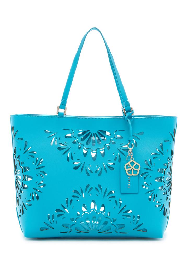 Trina Turk Trina Turk Saguaro Tote - Turquoise - Size O/s