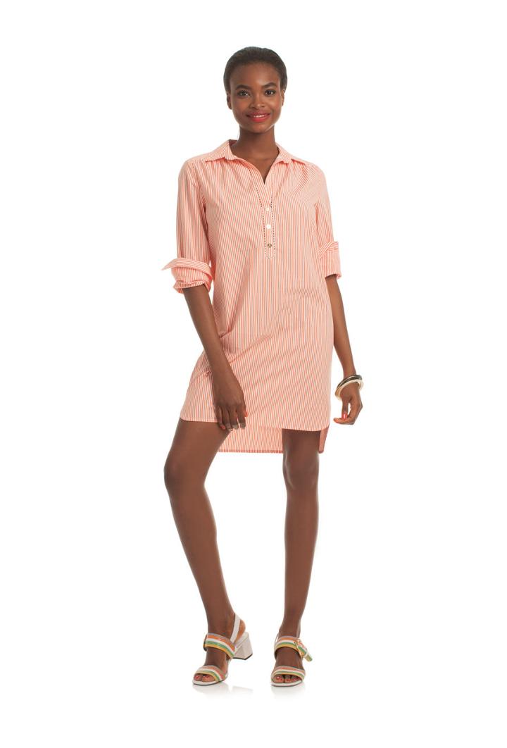 Trina Turk Trina Turk Pinar Shirt Dress - Wht,hma - Size L